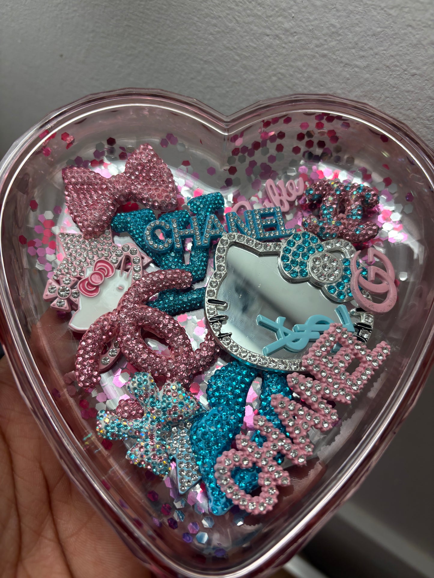 Cotton candy charm mix