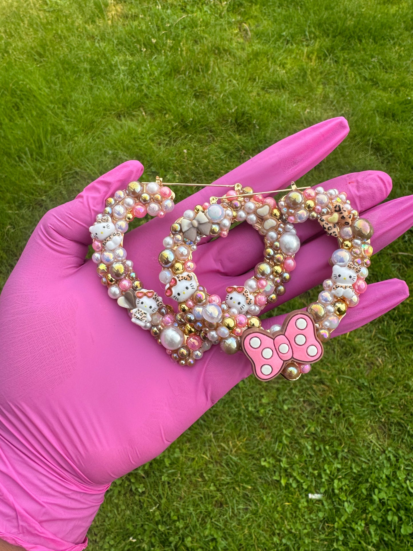 Junk bamboo earrings