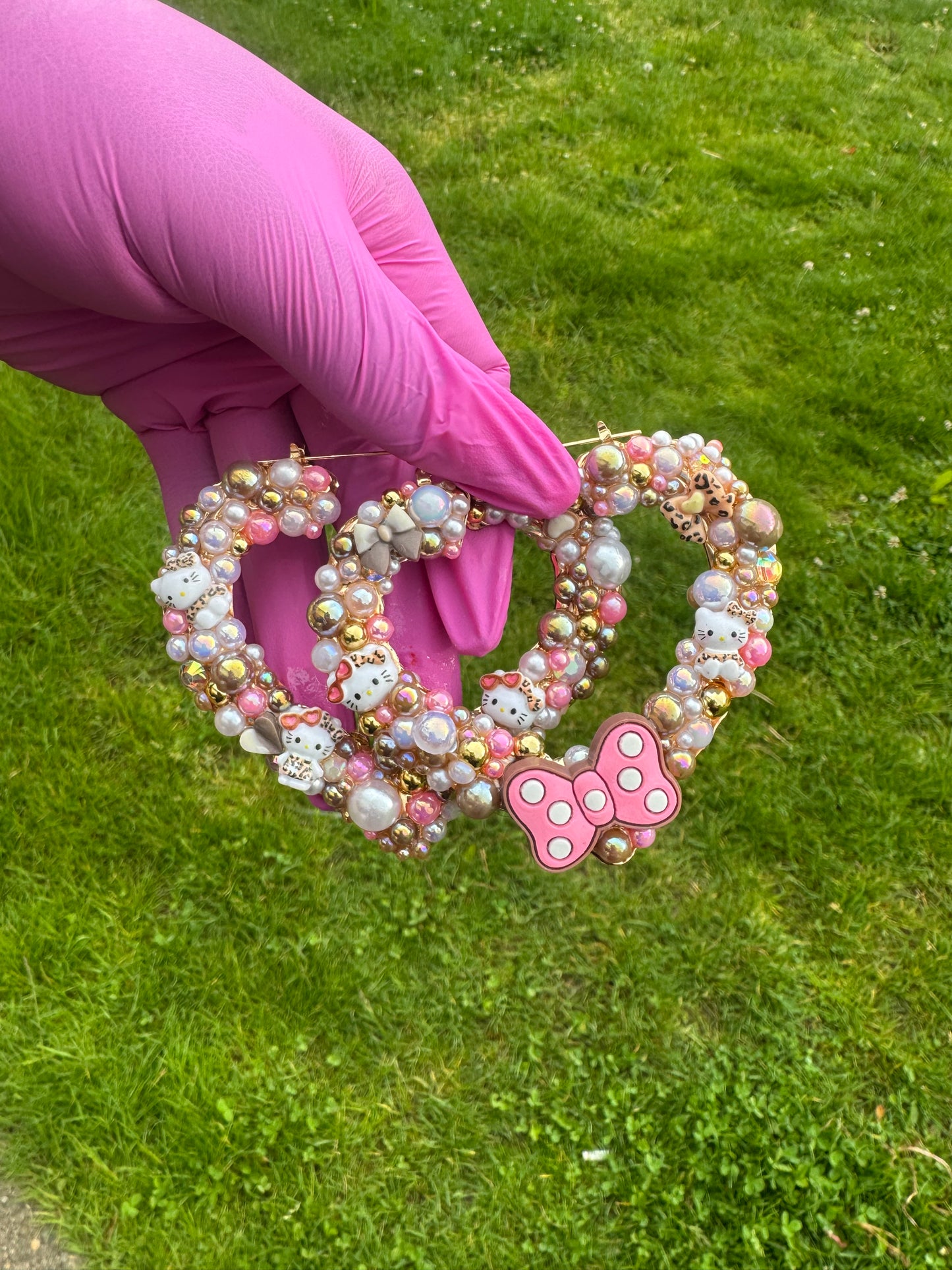 Junk bamboo earrings