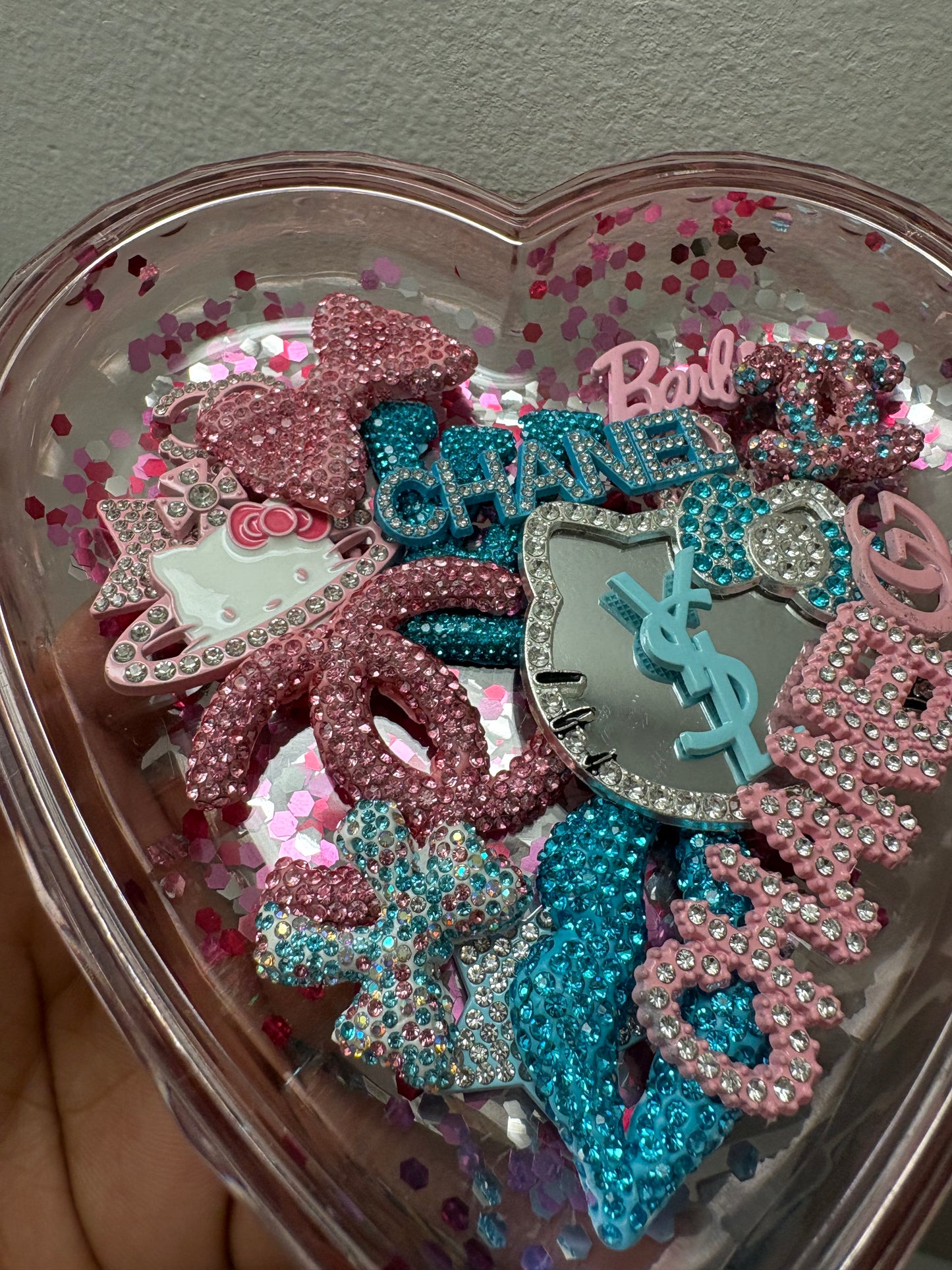 Cotton candy charm mix