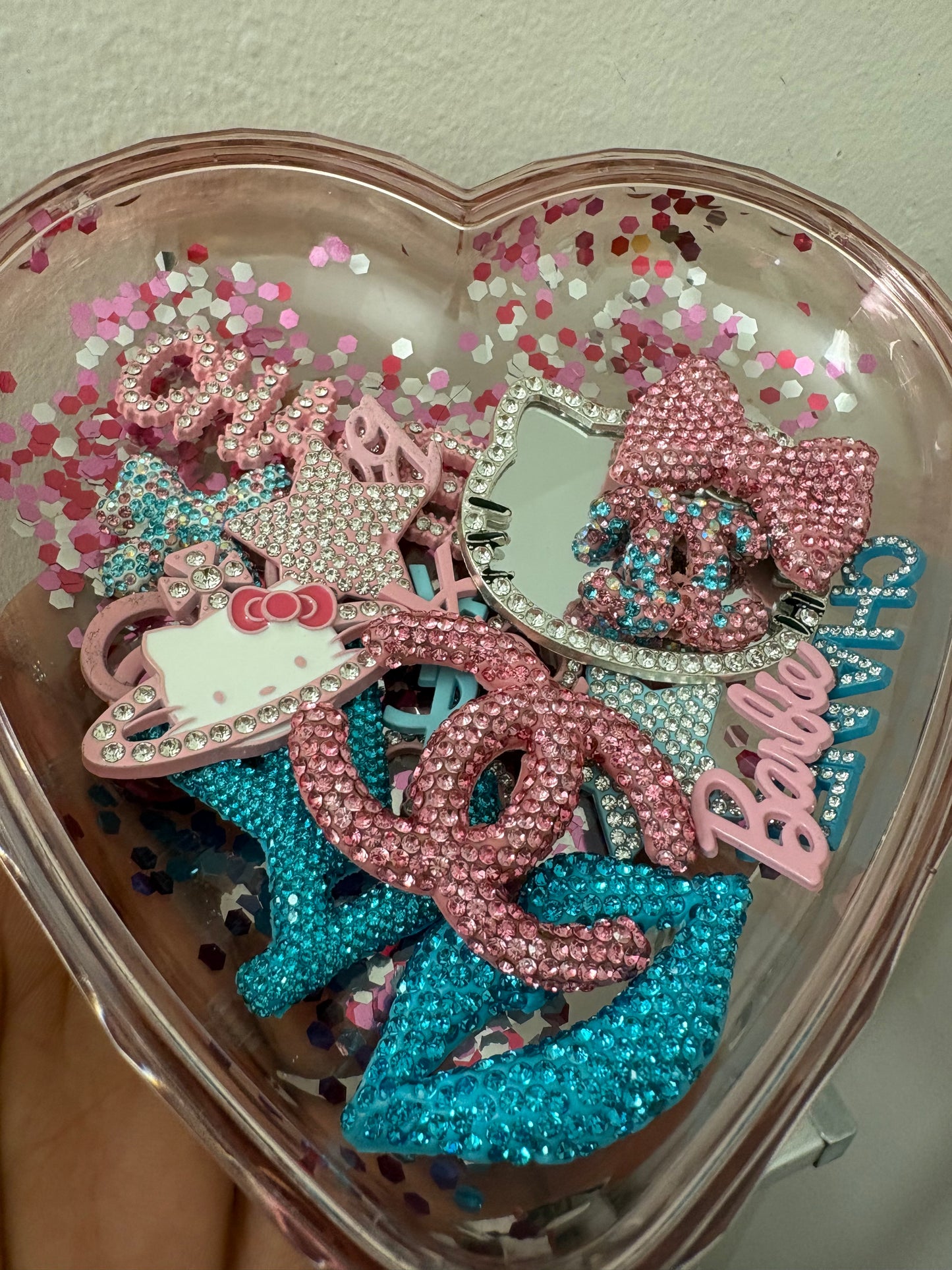 Cotton candy charm mix