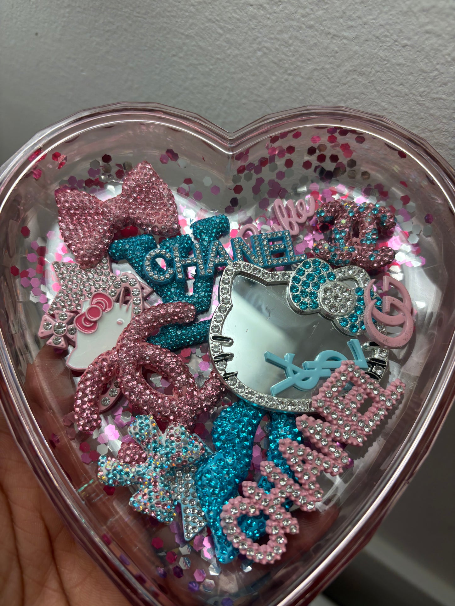 Cotton candy charm mix
