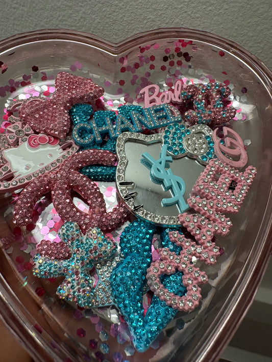 Cotton candy charm mix