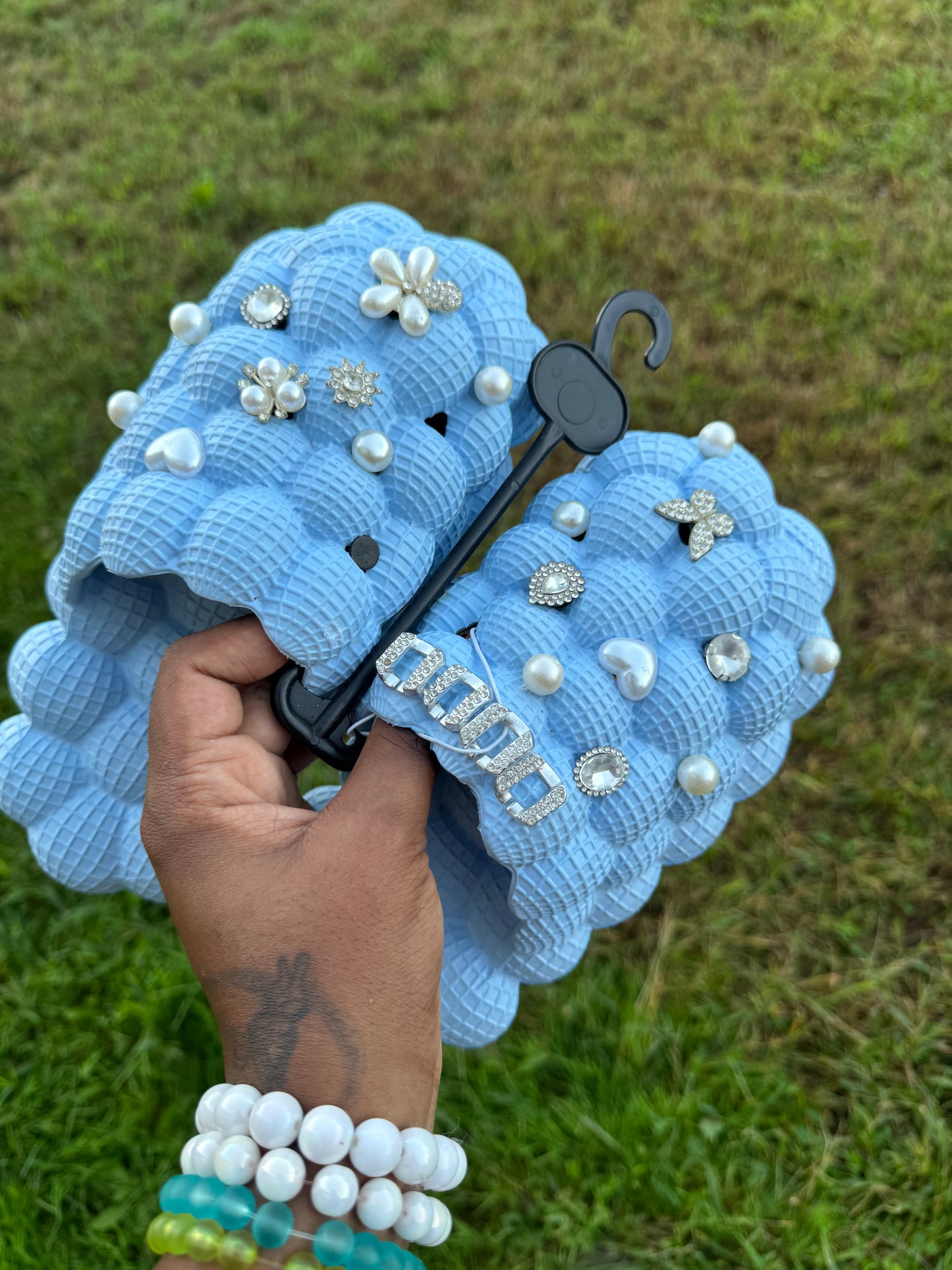 Blue bubble slides