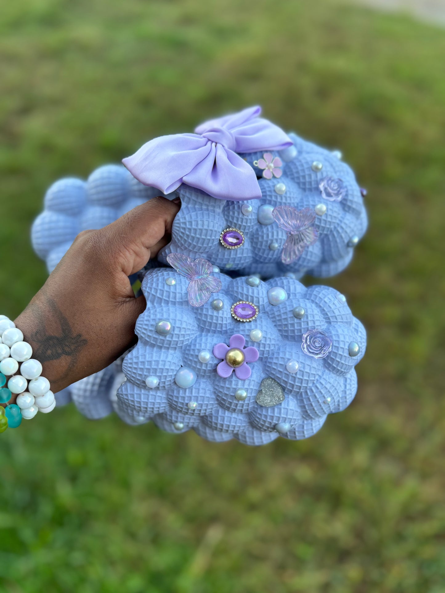 Purple bubble slides