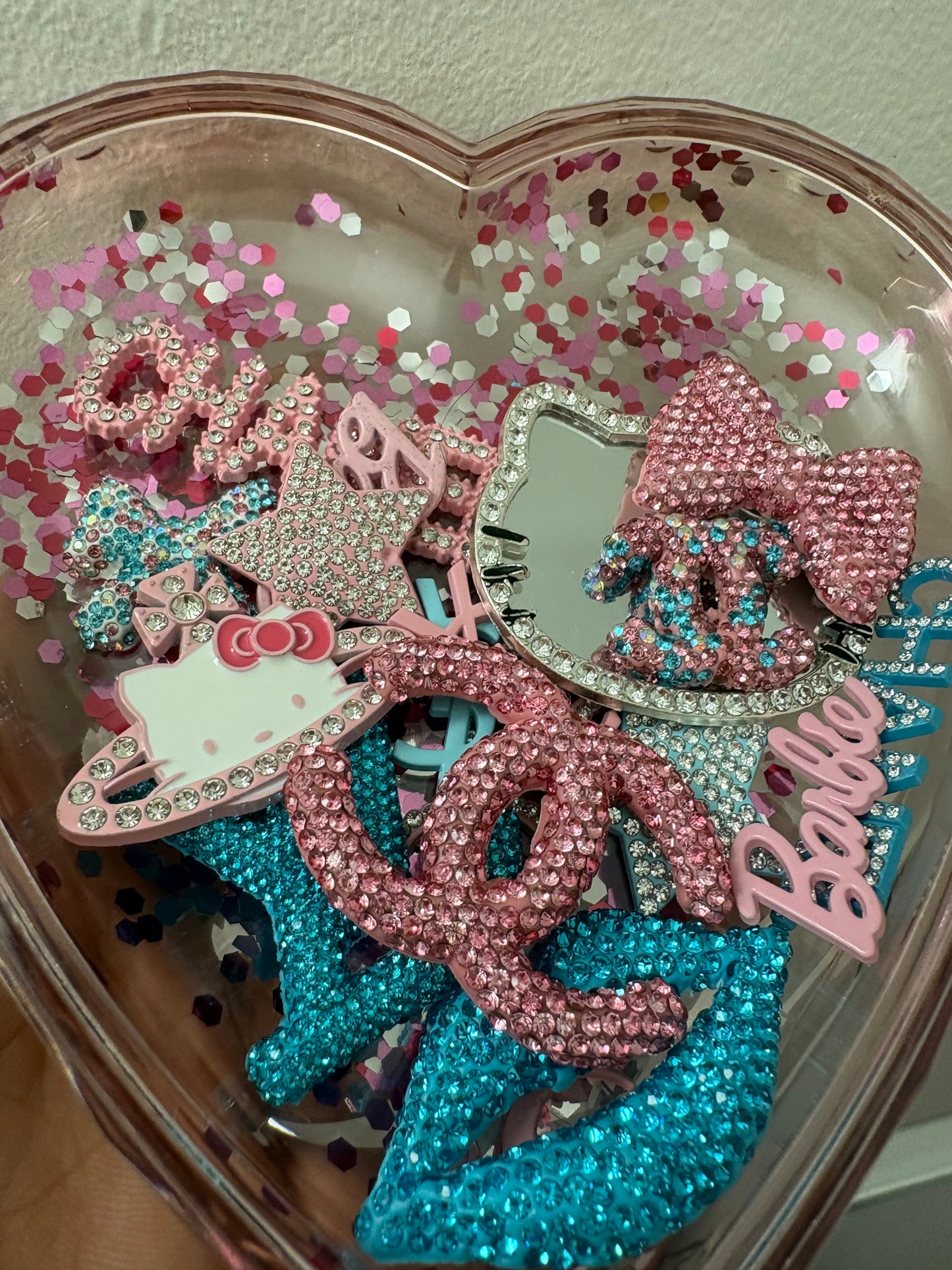 Cotton candy charm mix