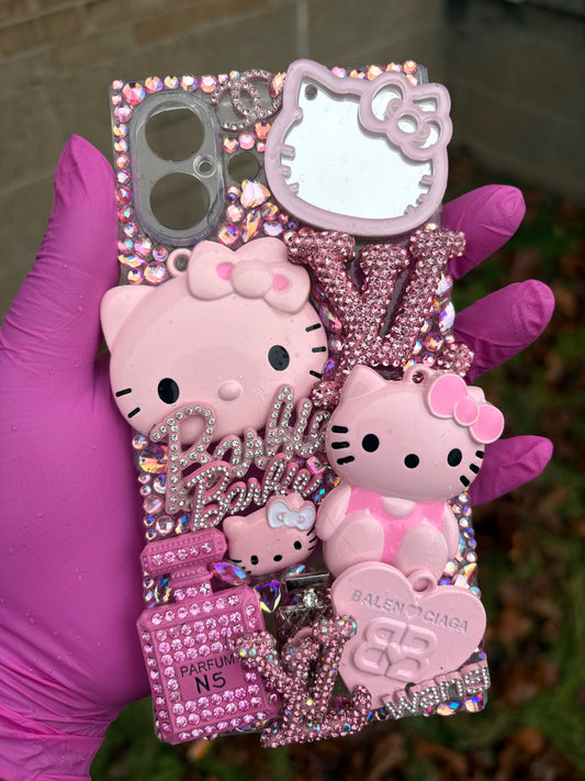 Extra Bling Hello Kitty-Inspired Junk iPhone 16 Plus Case