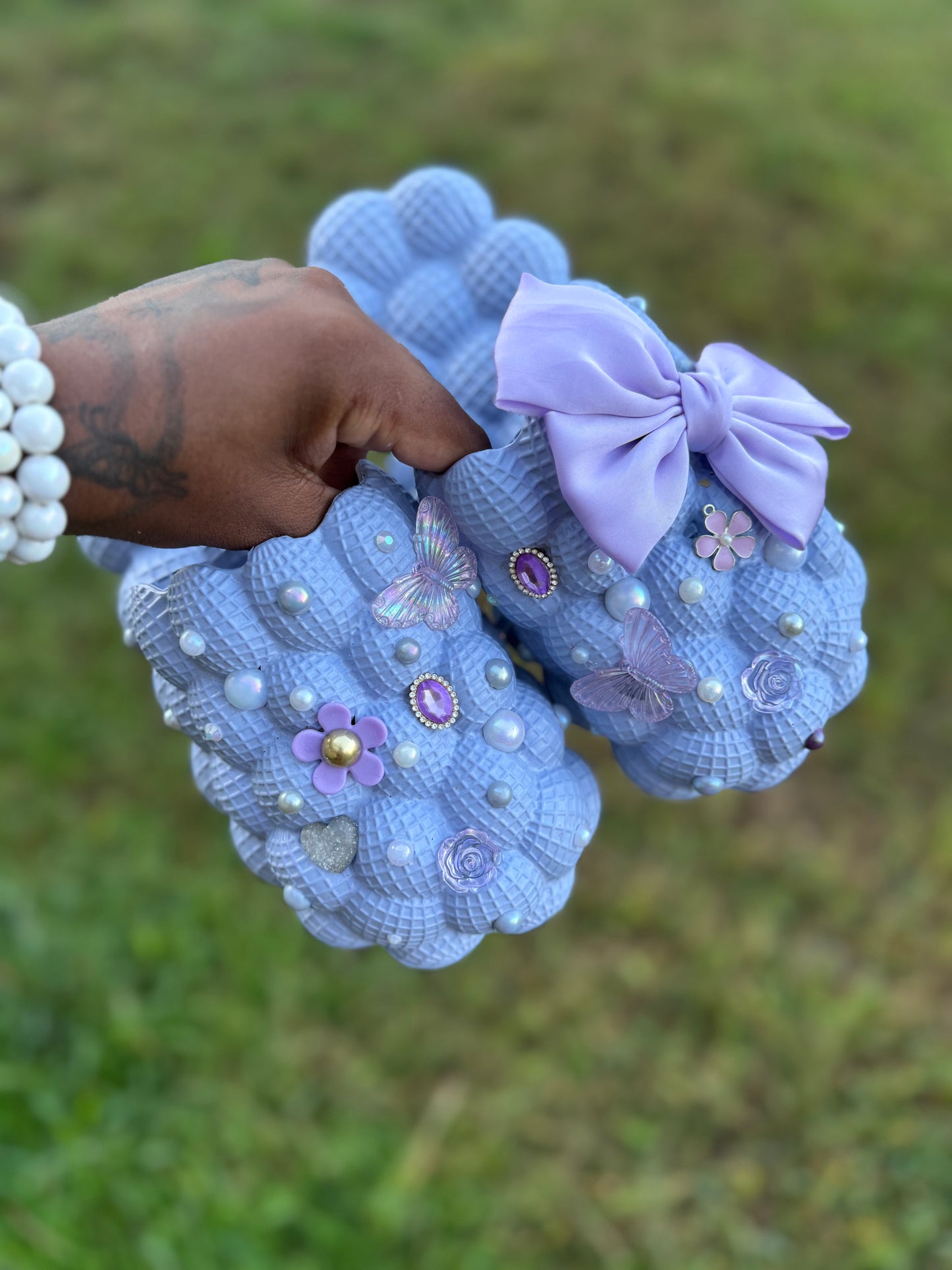 Purple bubble slides