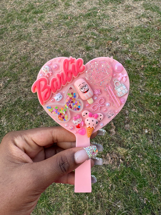 Pink Barbie Mirror