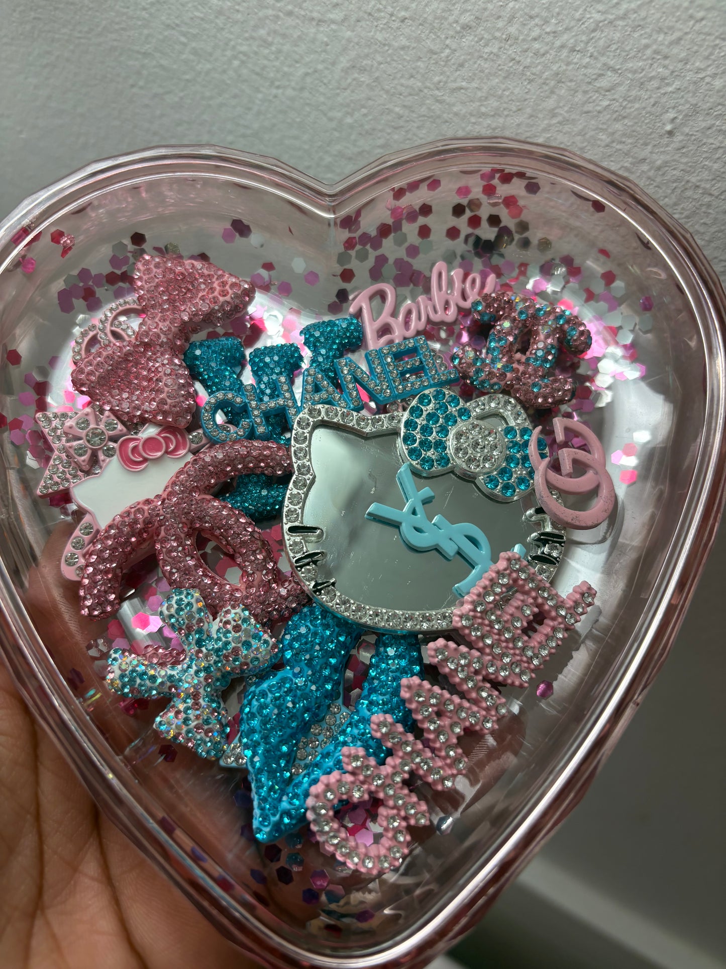 Cotton candy charm mix