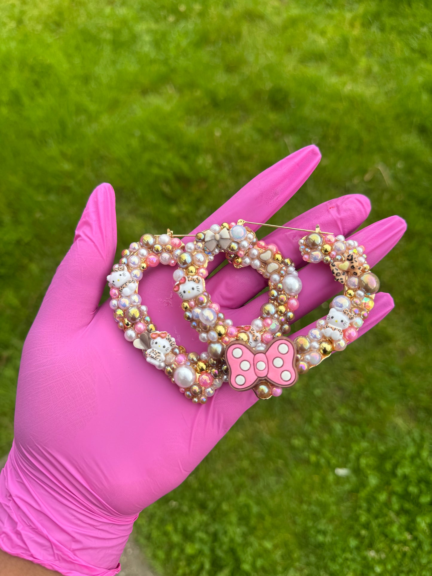 Junk bamboo earrings