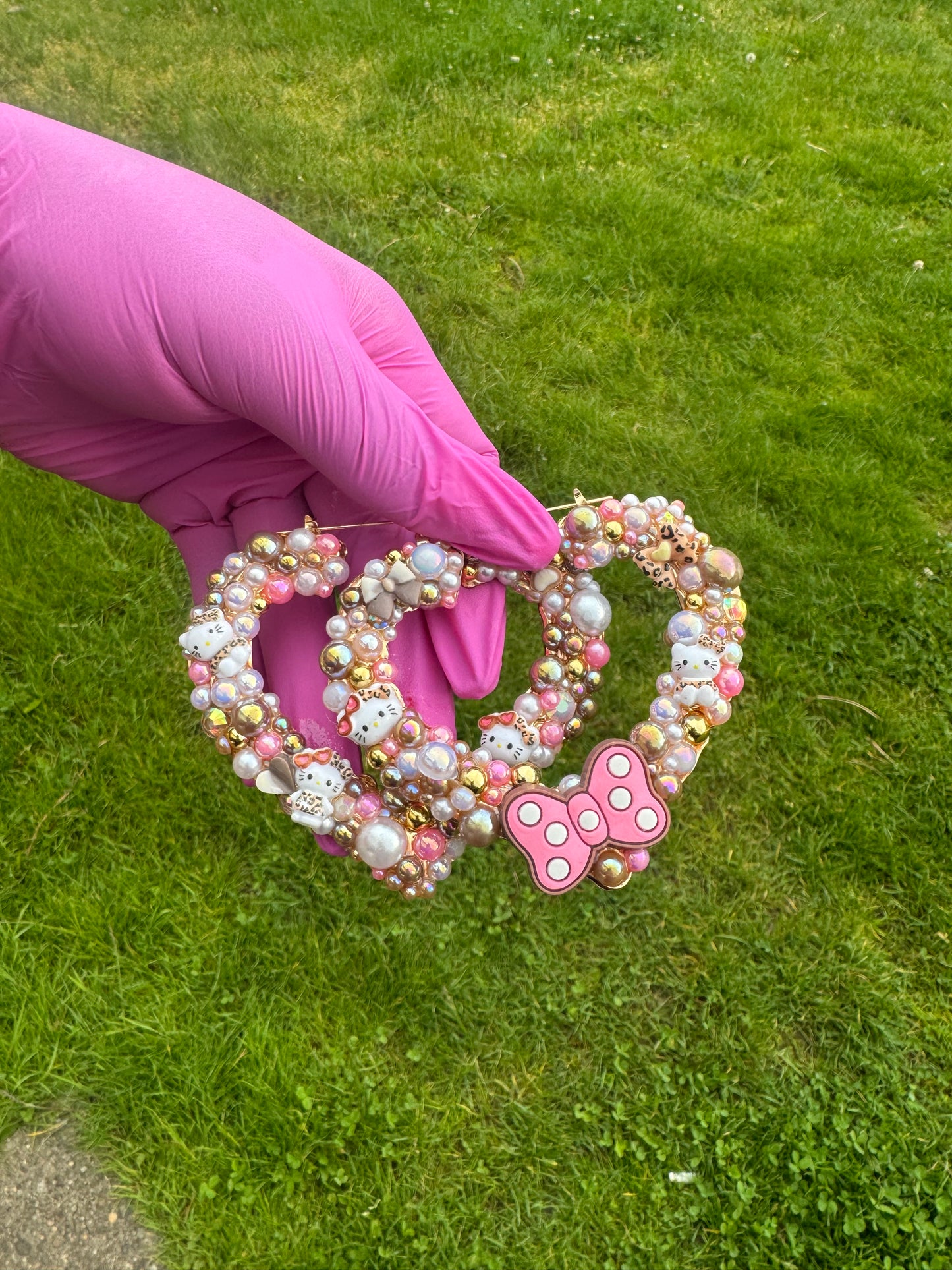 Junk bamboo earrings