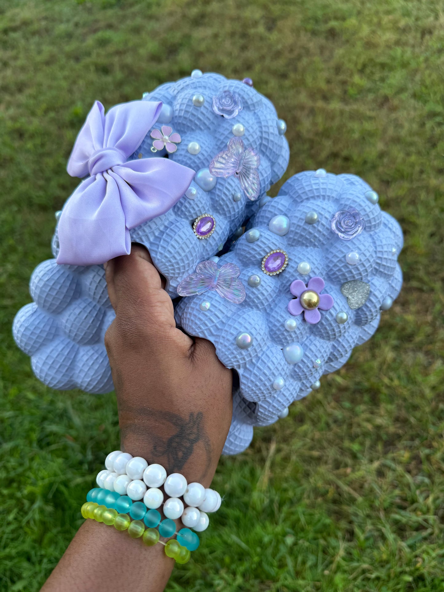 Purple bubble slides