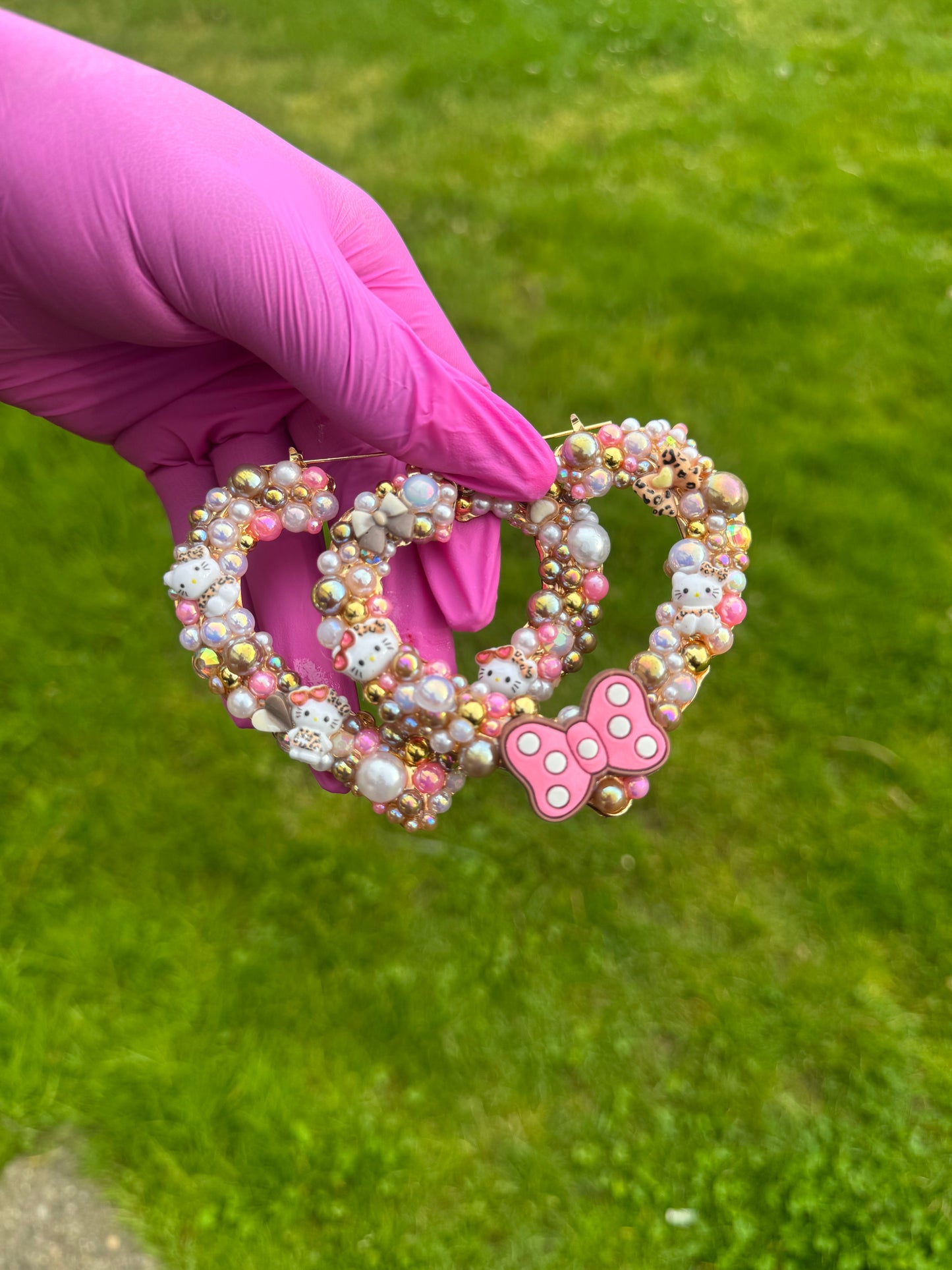 Junk bamboo earrings