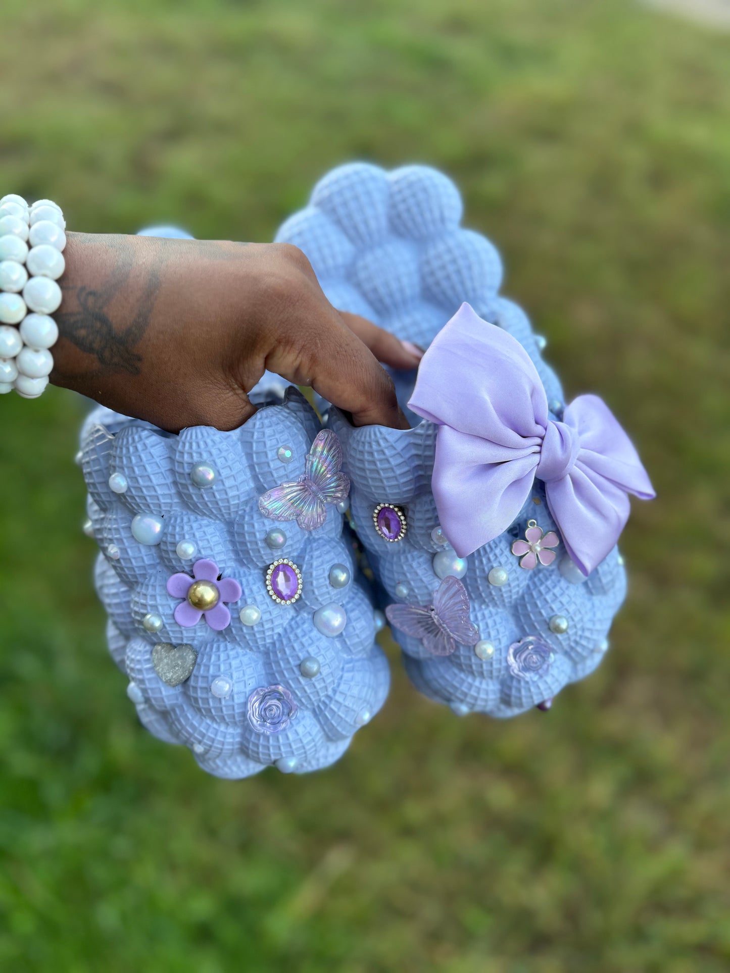 Purple bubble slides