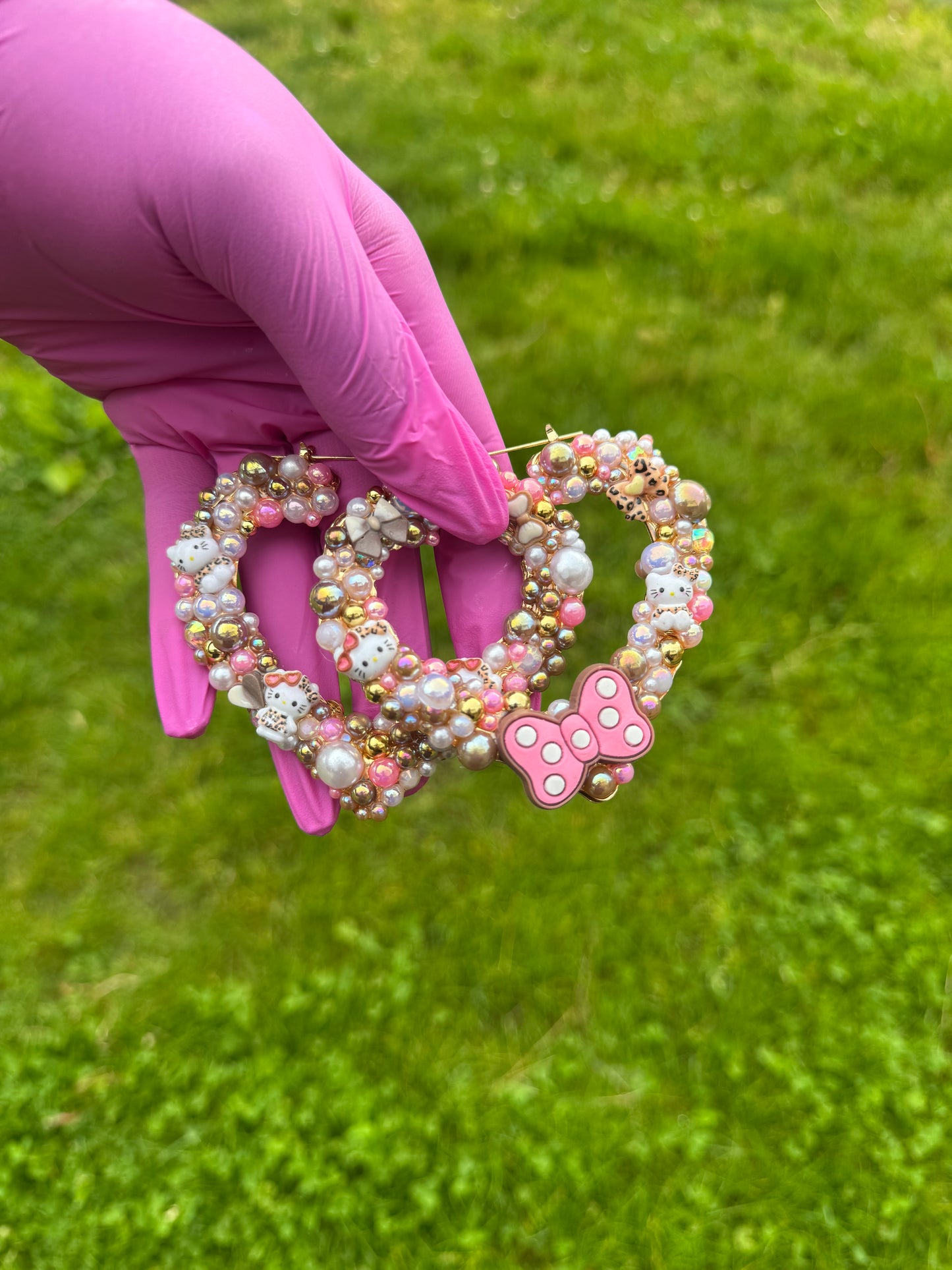 Junk bamboo earrings